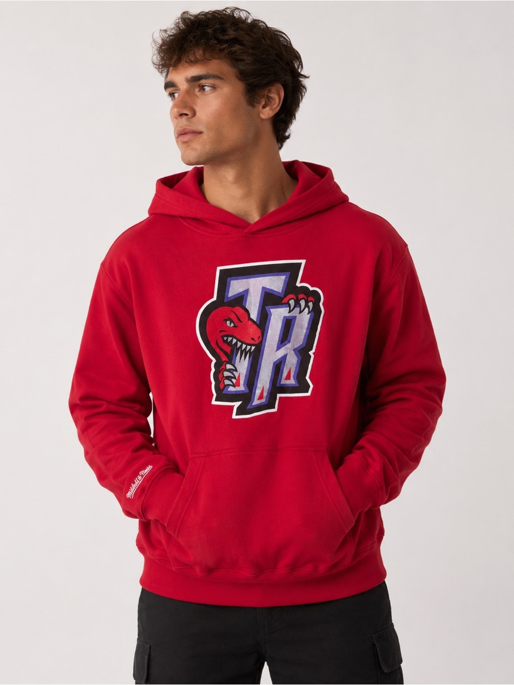 Mitchell & Ness Toronto Raptors Vintage Dinosaur Logo Hoodie Men’s Medium